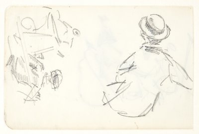 Figurenstudien für das Langelinie-Bild von Edvard Weie
