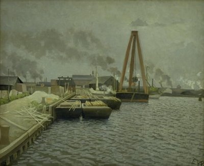 Refshaleøen. Der Hafen von Kopenhagen von Edvard Weie