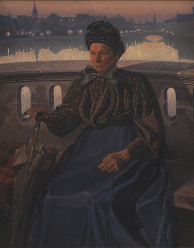 Die Mutter des Künstlers von Edvard Weie