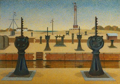 Ouistreham, Normandie von Edward Alexander Wadsworth