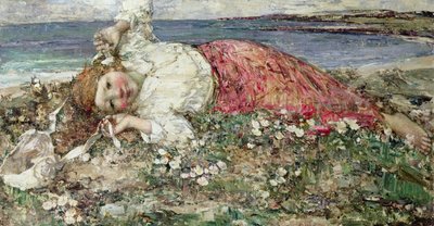 Fröhlicher Sommer von Edward Atkinson Hornel