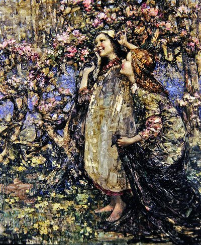 Frühlingszeit von Edward Atkinson Hornel