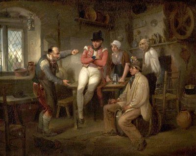 Der Rekrut, 1806 von Edward Bird