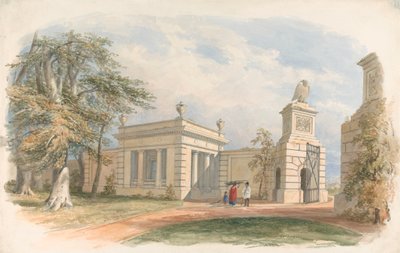 Entwurf für ein Parktor von Edward Blore