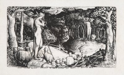 Ideales Hirtenleben, 1829 von Edward Calvert