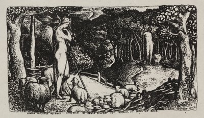 Ideales pastorales Leben von Edward Calvert