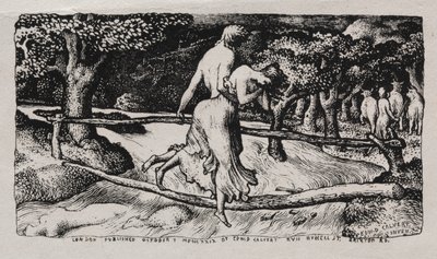 Die Flut, 1829 von Edward Calvert