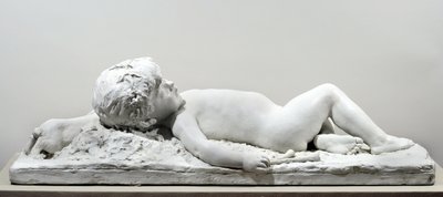 Schlafender Faun (Gips) von Edward Clark Potter