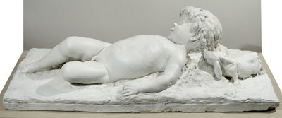 Schlafender Faun (Gips) von Edward Clark Potter
