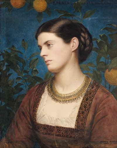 Katrine, Gräfin Cowper, 1875 von Edward Clifford