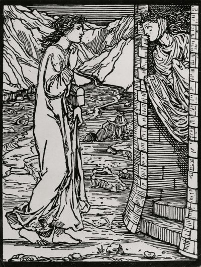 Der sprechende Turm von Edward Coley (after) Burne Jones