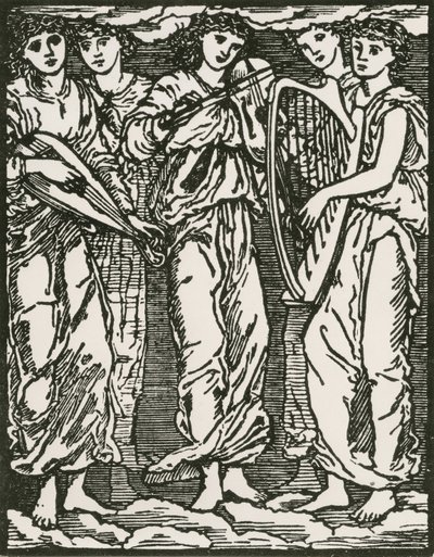 Ohne Titel von Edward Coley (after) Burne Jones