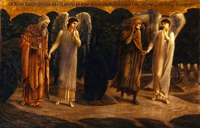 Der König und der Hirte von Edward Coley Burne Jones