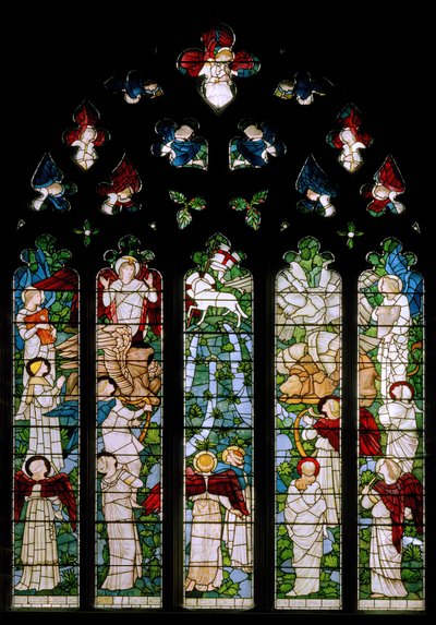Flüsse des Paradieses, 1875 von Edward Burne Jones