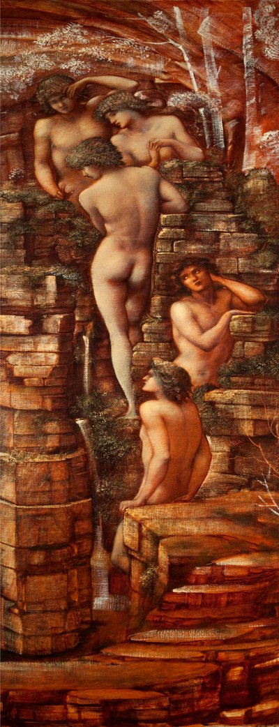 Waldnymphen, 1881-85 von Edward Burne Jones