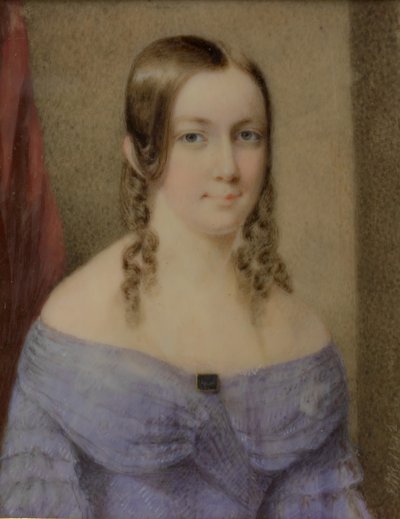 Porträt einer Dame, 1842 von Edward Dalton Marchant