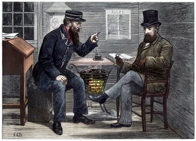 Der Signalman von Charles Dickens von Edward Dalziel