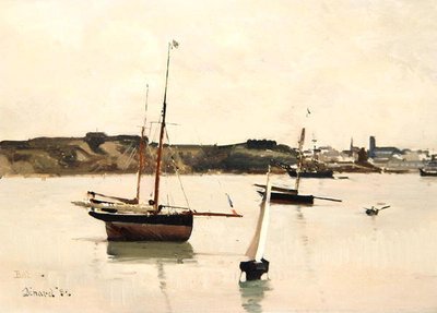 Hafen von St. Servan von Edward Darley Boit
