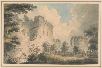 Der Bergfried, Porchester Castle von Edward Dayes