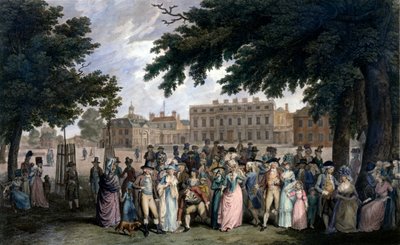 Die Promenade im St. James Park, um 1796 von Edward Days