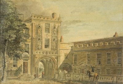 Nordansicht des College-Tors von Edward Eyre
