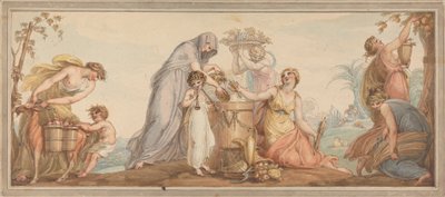 Allegorie des Herbstes von Edward Francis Burney