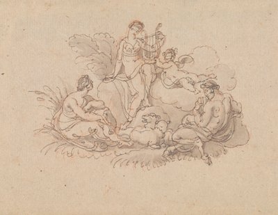 Erato und Pan von Edward Francis Burney