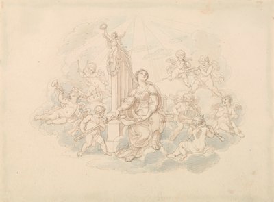 Himmlisches Orchester von Edward Francis Burney