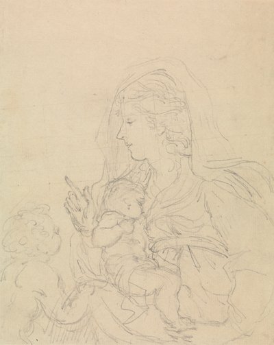 Madonna und Kind von Edward Francis Burney