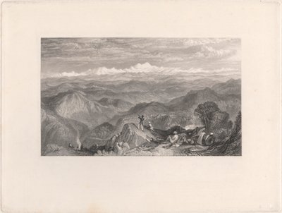 Schneebedecktes Gebirge, von Tyne oder Marma von Edward Goodall