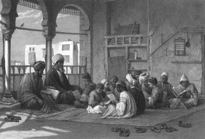 Die Schule von Sultan Hassan, ca. 1869 von Edward Goodall