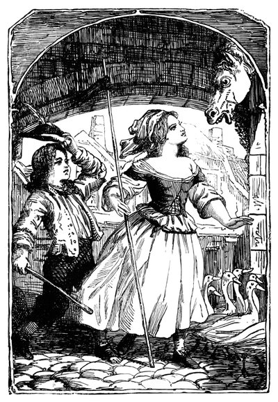 Das Gänsemädchen, 1901 von Edward Henry Wehnert