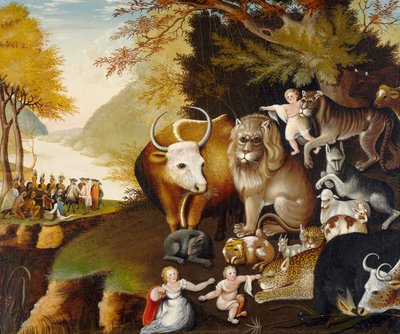 Friedliches Königreich, um 1834 von Edward Hicks