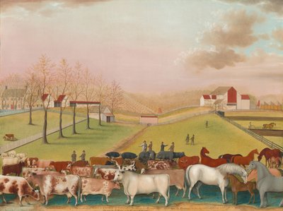 Die Cornell Farm, 1848 von Edward Hicks