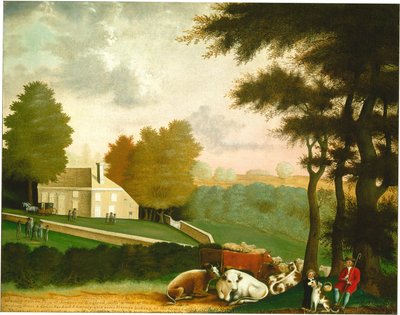 Das Grab von William Penn von Edward Hicks