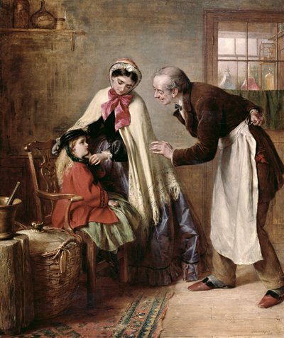 Erster Zahn, 1866 von Edward Hughes