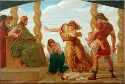 Das Urteil des Salomon von Edward Jakob von Steinle
