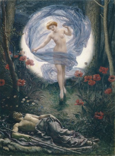 Diana und Endymion von Edward John Poynter