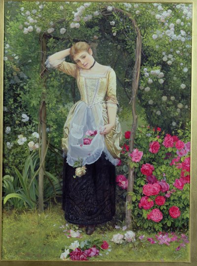 Die Rosenlaube, 1877 von Edward Killingworth Johnson