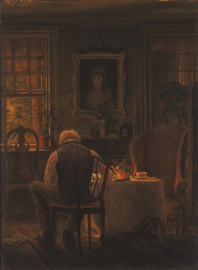 Der Witwer, 1873 von Edward Lamson Henry
