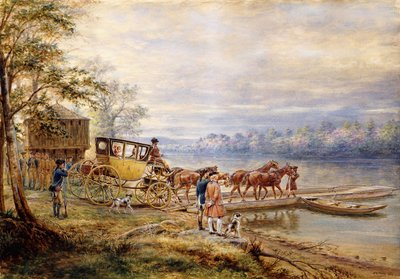 Warten auf die Fähre, 1902 von Edward Lamson Henry
