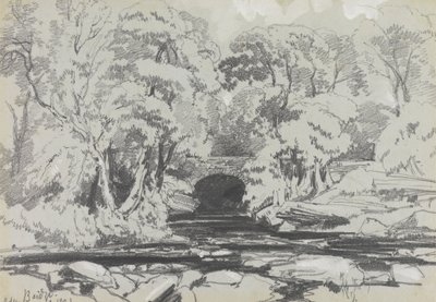 Calder Brücke von Edward Lear