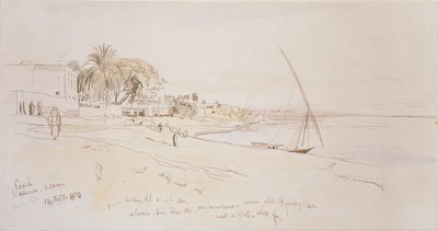 Esneh, Ägypten von Edward Lear