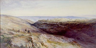 Jerusalem, 1865 von Edward Lear
