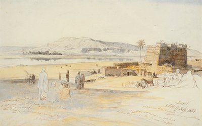 Luxor, 17. Februar 1854 von Edward Lear