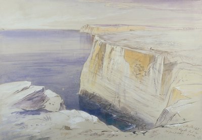 Malta, in der Nähe von St. Angelo Hal Far von Edward Lear