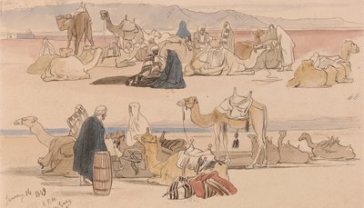 In der Nähe von Suez von Edward Lear