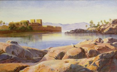 Philae am Nil von Edward Lear
