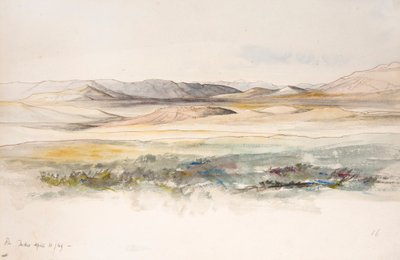 Theben von Edward Lear