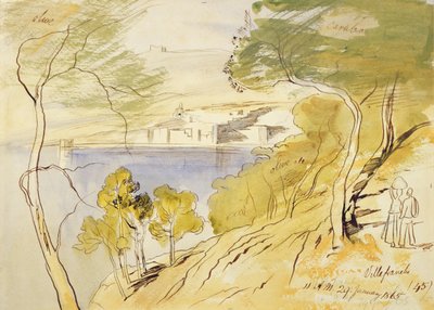 Villefranche von Edward Lear